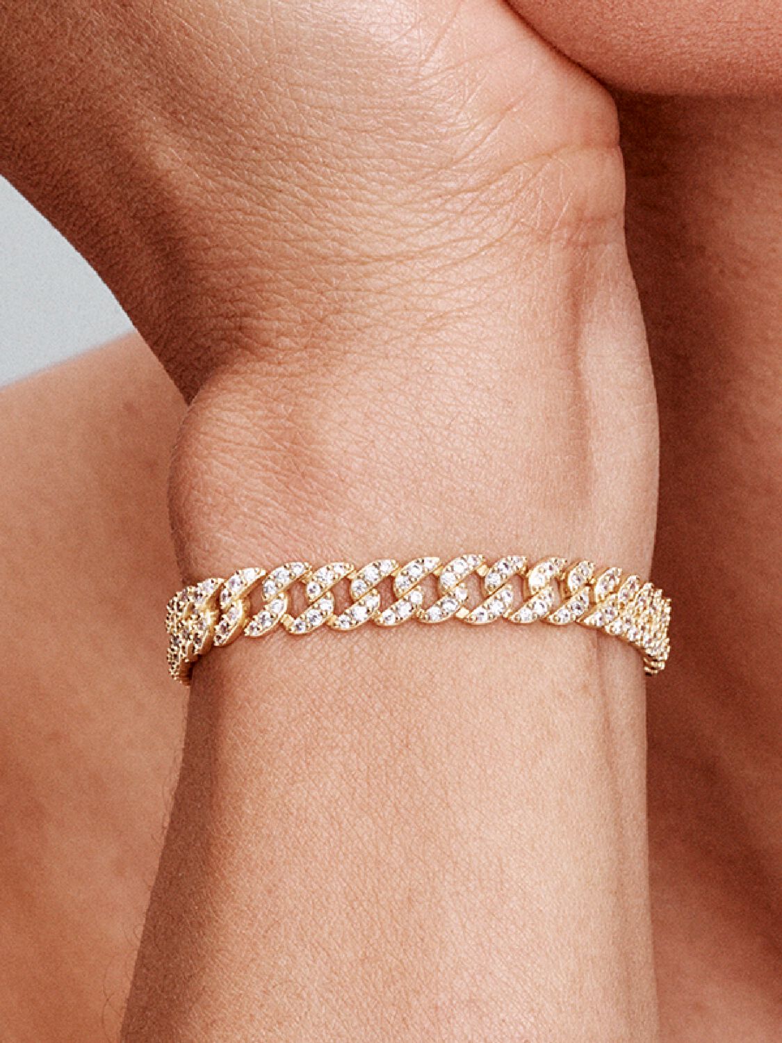 Moissanite Cuban Bracelet - Rose & Oliver