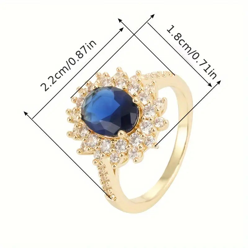 Vionne Zafira Ring - Rose & Oliver