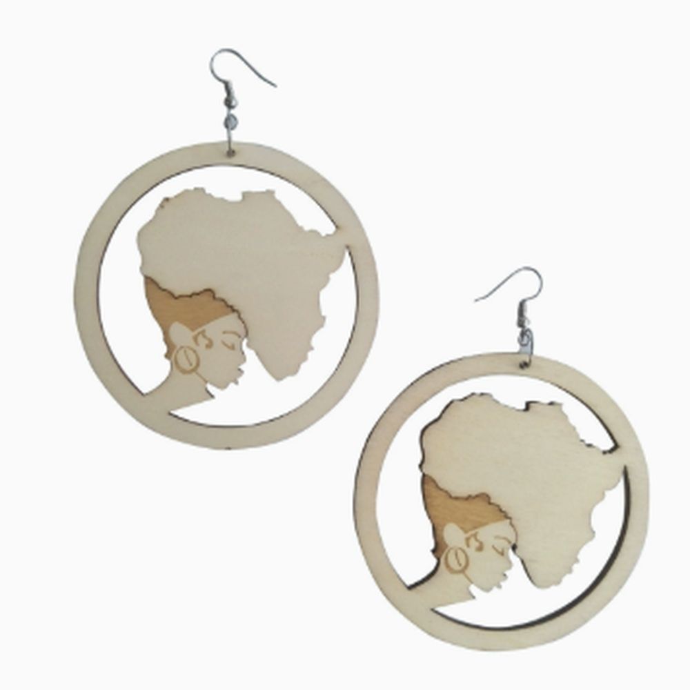 Vintage Silver Face Rounded Earrings