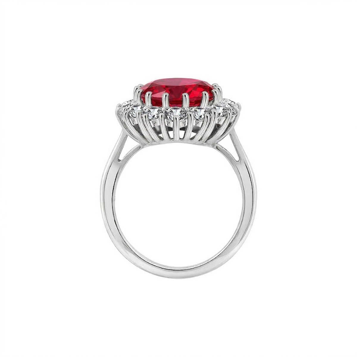 Scarlet Crown Ruby Ring - Rose & Oliver