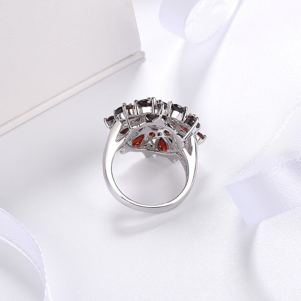 Scarlet Petal Ring - Rose & Oliver