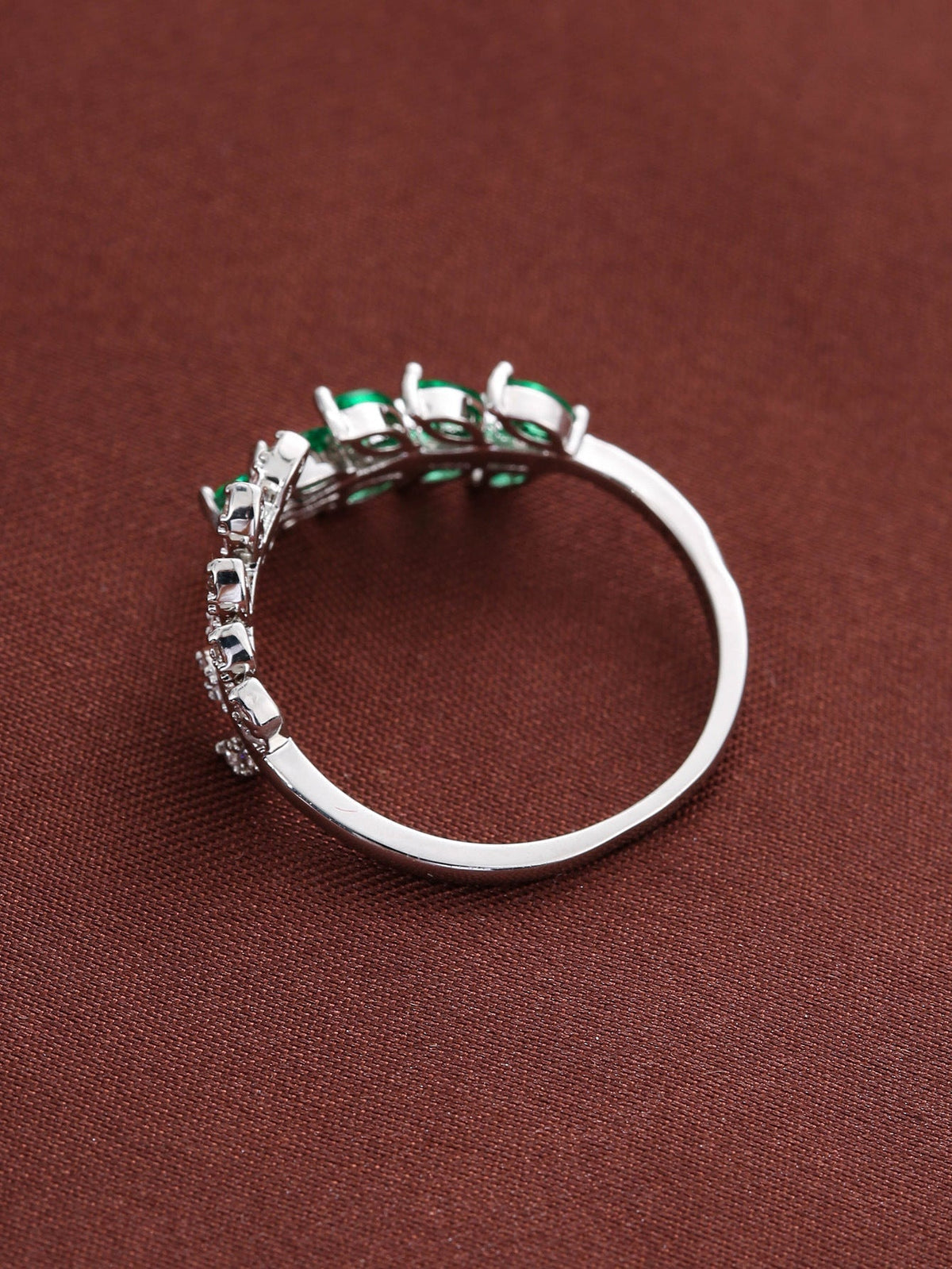 White Gold Vivara Lyselle Ring - Rose & Oliver