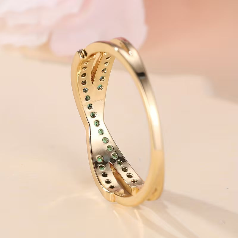 Emerald Flow Ring - Rose & Oliver