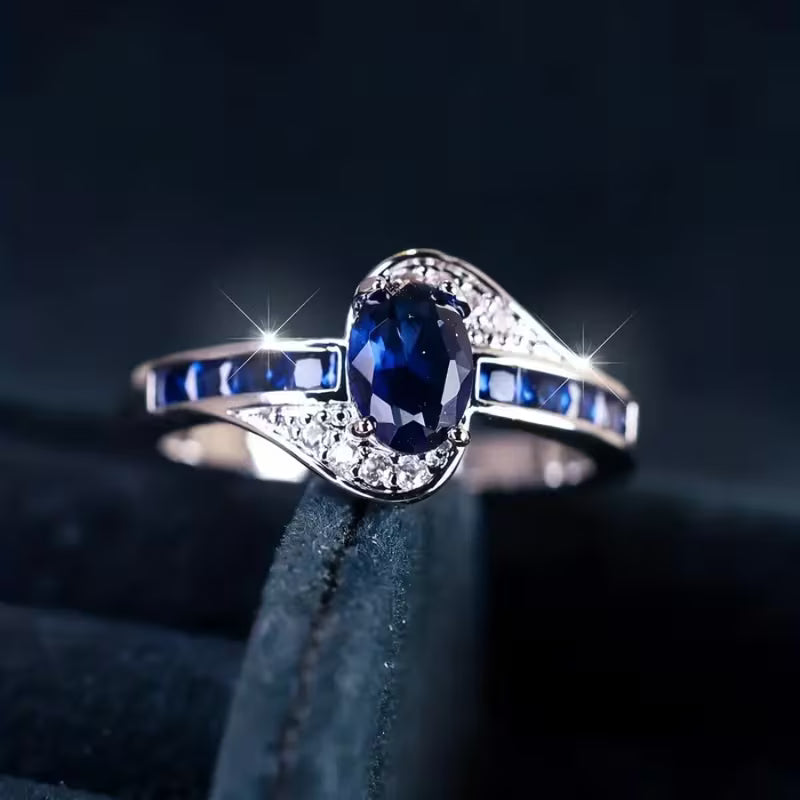 Sapphire Flow Ring - Rose & Oliver