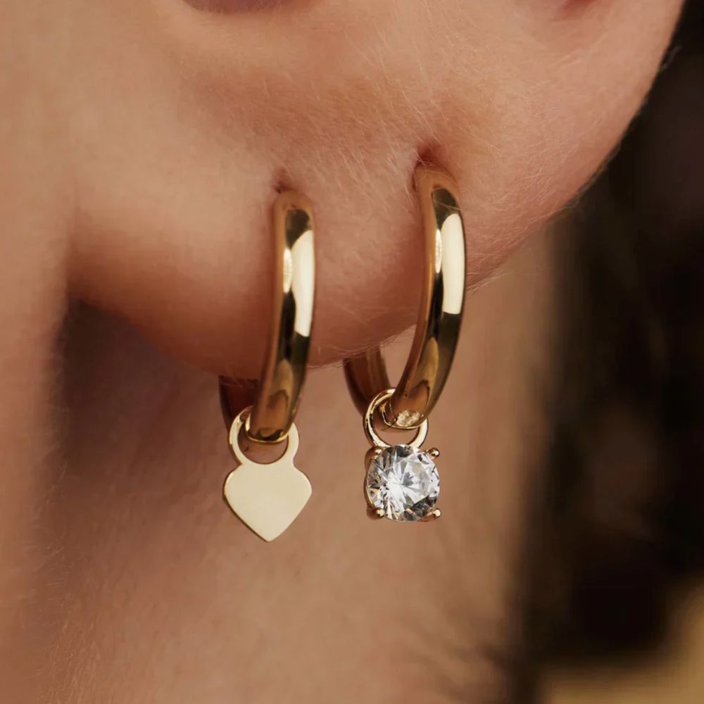 Clean Gold Hoop Earrings