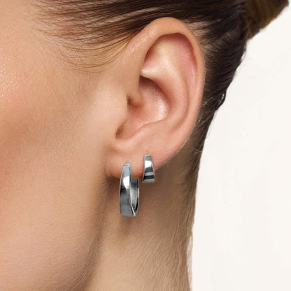Gia Chunky Hoops - Rose & Oliver