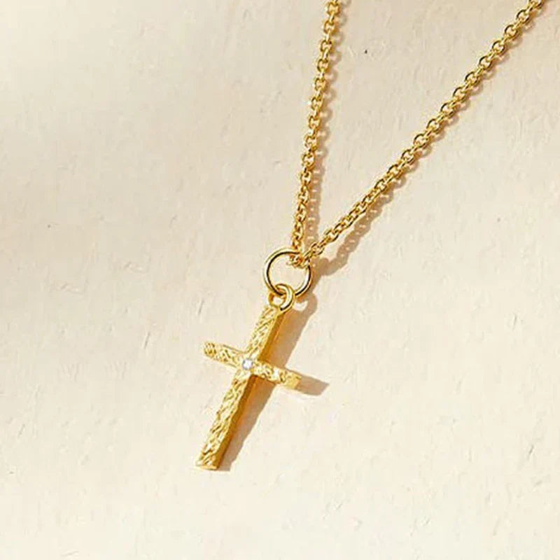 Cross Initial Necklace Set - Rose & Oliver