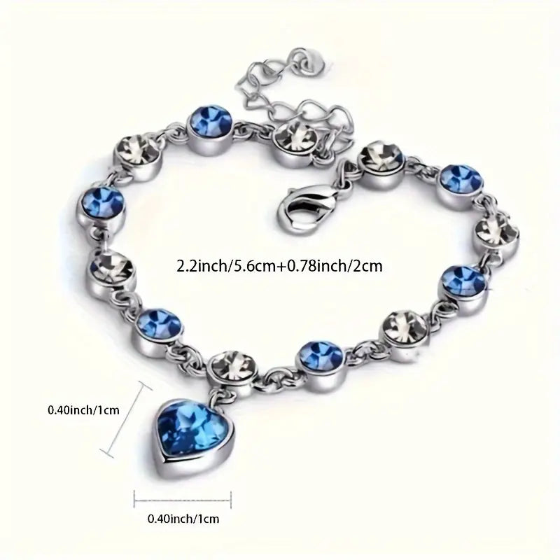Ocean Heart Glow Bracelet - Rose & Oliver