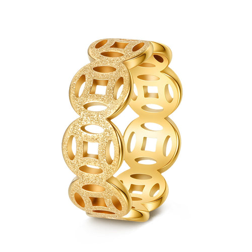 Ella Classic Pattern Ring - Rose & Oliver