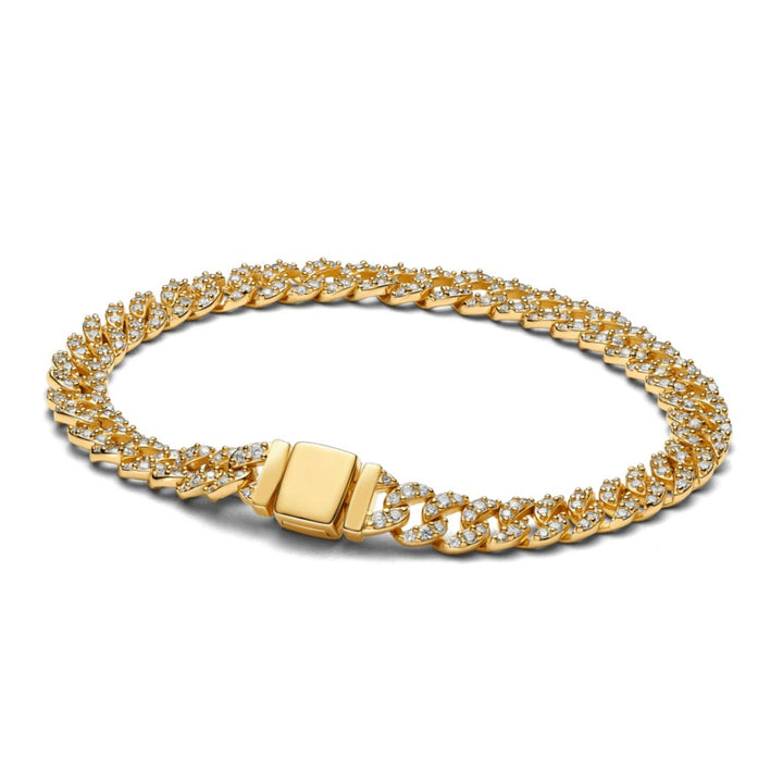 Pave Cuban Bracelet | Gold by Rose & Oliver - product image 1