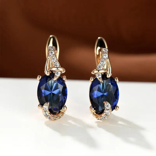 Royal Midnight Drop Earrings - Rose & Oliver