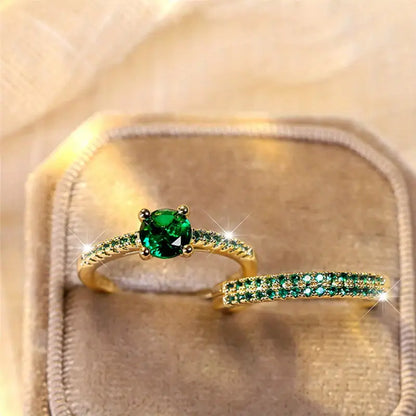 Victoria Emerald Cuff Bracelets - Rose & Oliver