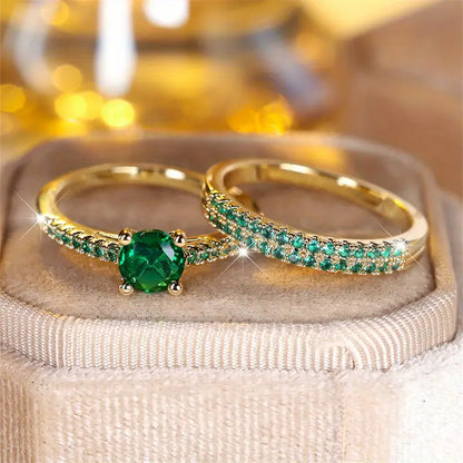 Victoria Emerald Cuff Bracelets - Rose & Oliver