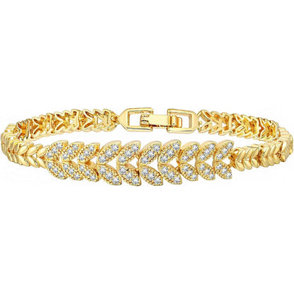 Everleaf Tennis Bracelet - Rose & Oliver