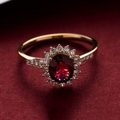Empress Red Ring - Rose & Oliver