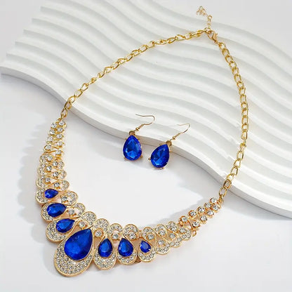 Maevina Sapphires Jewelry Set - Rose & Oliver