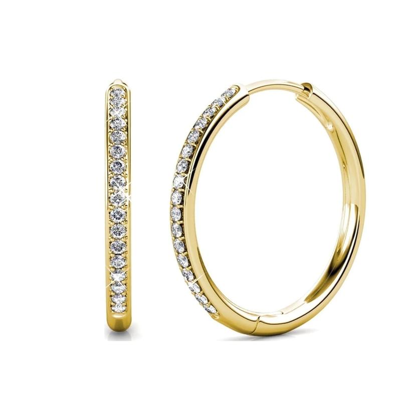 Sorel Pavé Earrings (Gold) - Rose & Oliver