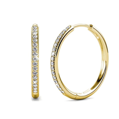 Sorel Pavé Earrings (Gold) - Rose & Oliver