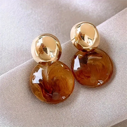 Aurélie Amber Drop Earrings - Rose & Oliver