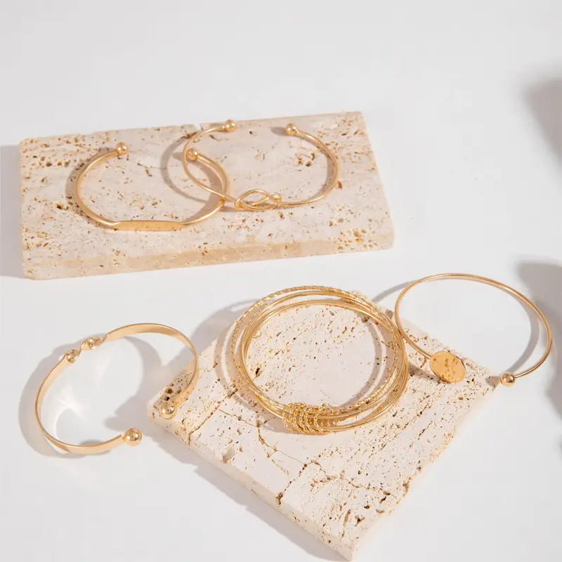 Elegance Knot Bracelet Set - Rose & Oliver