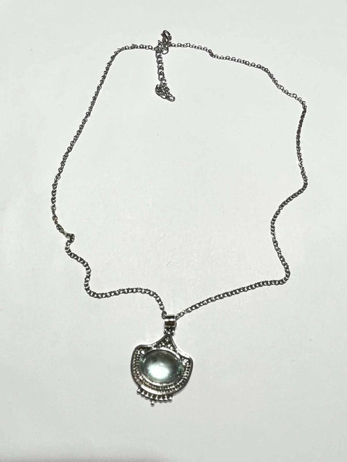 Vintage Green Stone Necklace