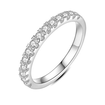 Moissanite Wedding Band - Rose & Oliver
