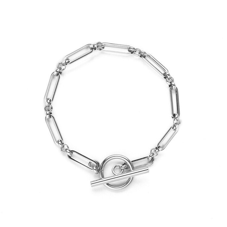 Link T-Bar Bracelet - Rose & Oliver