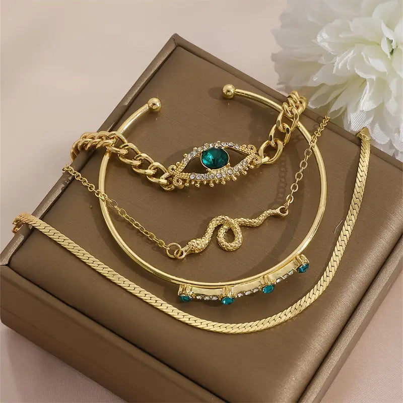 Serpina Veyra Bracelet Set - Rose & Oliver