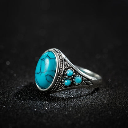 Nomad Blue Stone Ring - Rose & Oliver