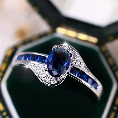 Sapphire Flow Ring - Rose & Oliver