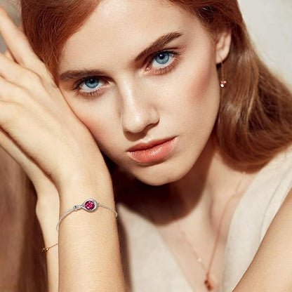 Ruby Infinity Bracelet - Rose & Oliver