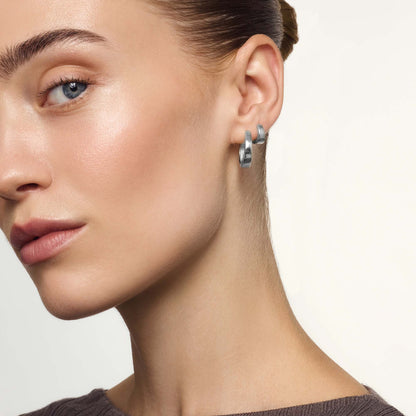 Gia Chunky Hoops - Rose & Oliver