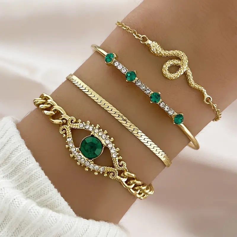 Serpina Veyra Bracelet Set - Rose & Oliver