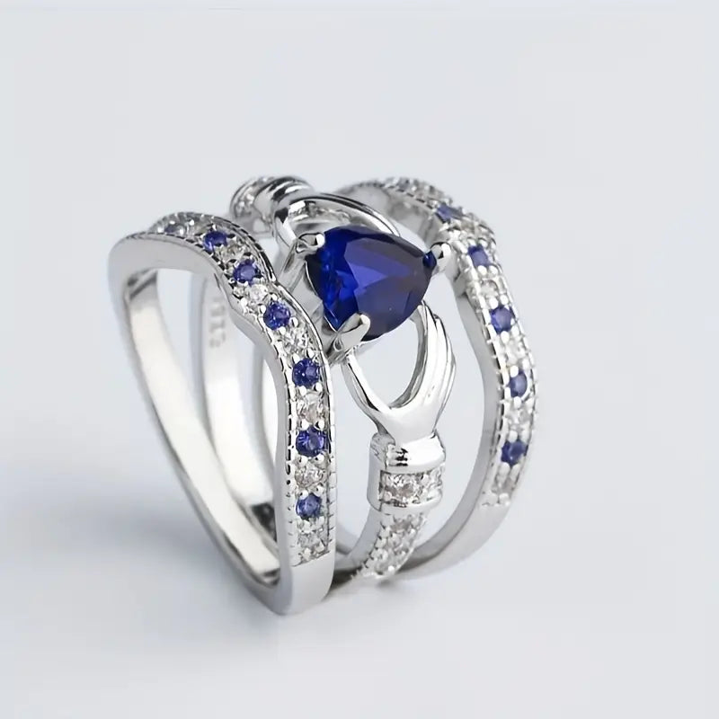 Eternal Lux Azura Ring Set - Rose & Oliver