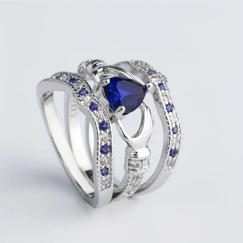 Eternal Lux Azura Ring Set - Rose & Oliver