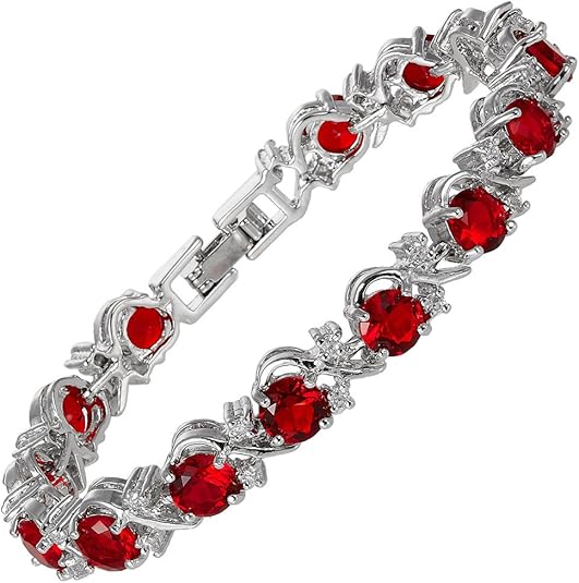 Ruby Vine Tennis Bracelet - Rose & Oliver
