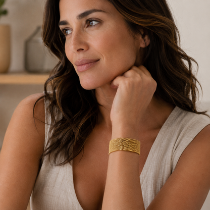 Vintage Gold Link Bracelet - Rose & Oliver