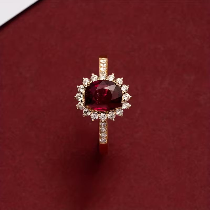 Empress Red Ring - Rose & Oliver