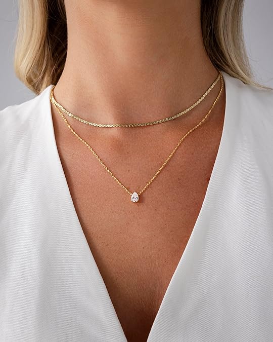 Halo Layered Necklace - Rose & Oliver