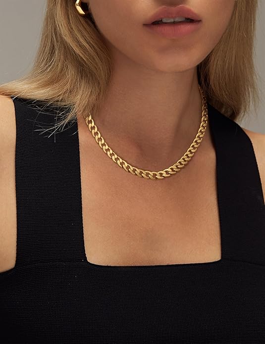 Chunky Cuban Link Necklace - Rose & Oliver