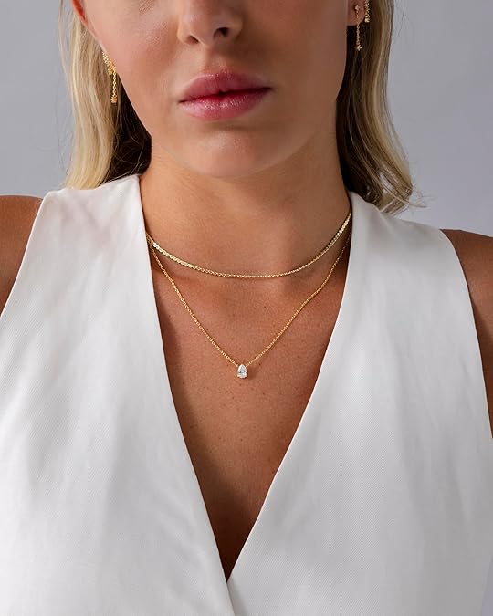 Halo Layered Necklace - Rose & Oliver
