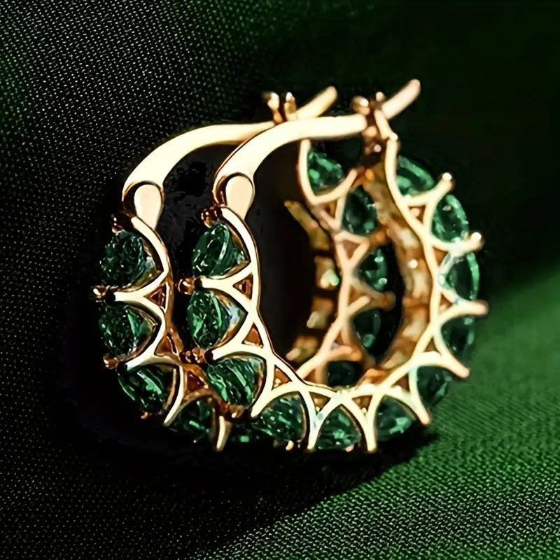 Elena Marlowe Hoop Earrings - Rose & Oliver