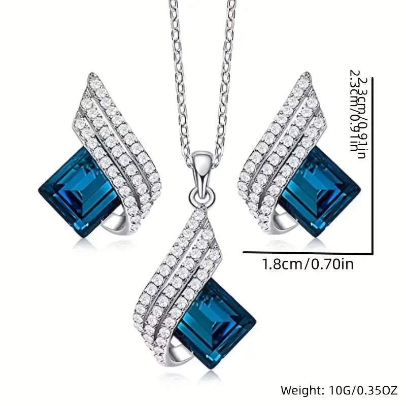 Brienne Solazure Jewelry Set - Rose & Oliver