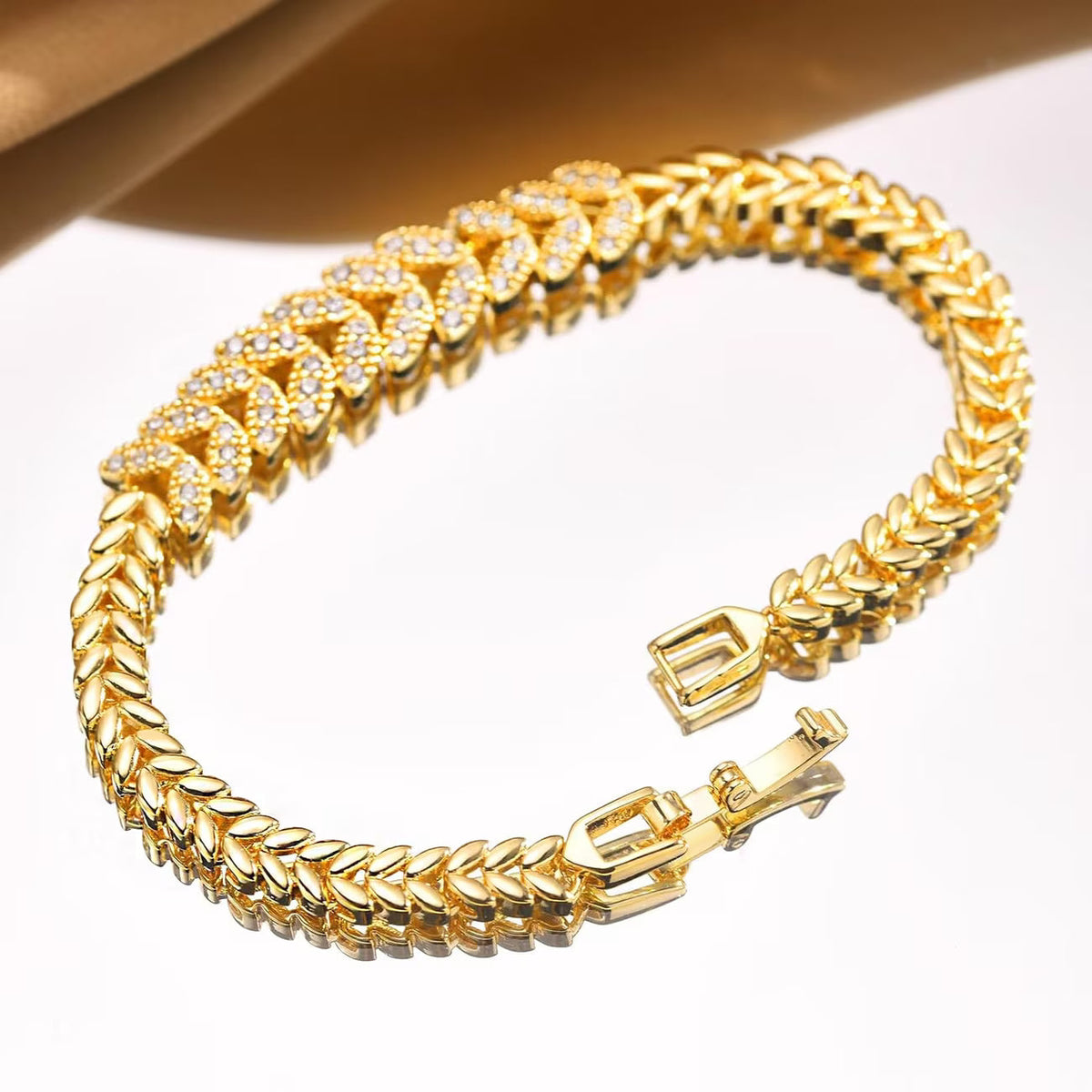 Everleaf Tennis Bracelet - Rose & Oliver