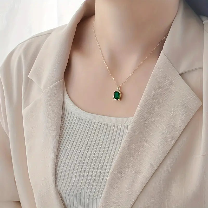 Miriam Emerald Necklace - Rose & Oliver