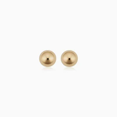 Ball™ | Gold Stud Earrings by Rose & Oliver - product image 1