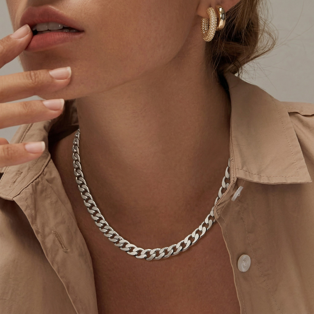 Chunky Cuban Link Necklace - Rose & Oliver