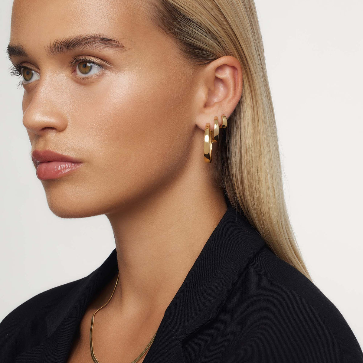 Gia Statement Hoop Earrings - Rose & Oliver