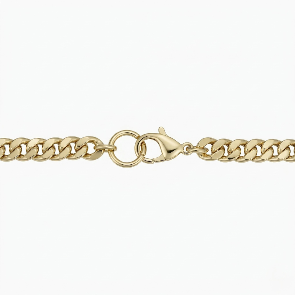 Estate Cuban Bracelet (White Gold) - Rose & Oliver