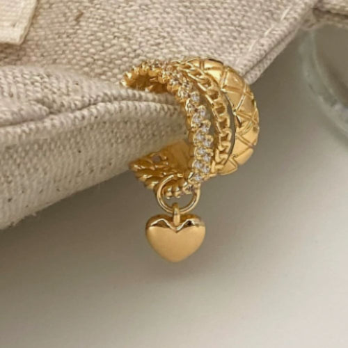 Vintage Gold Plated & Pearl Earrings